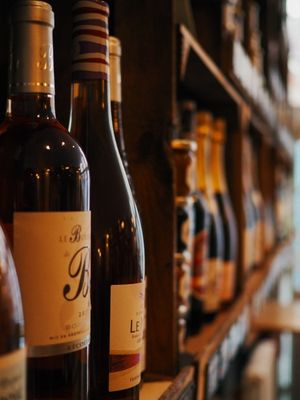 Collection of imported and local wine brands